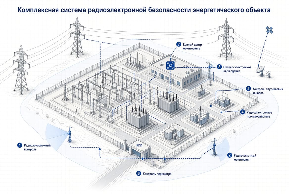 Пример построения комплексной системы контроля энергетического объекта