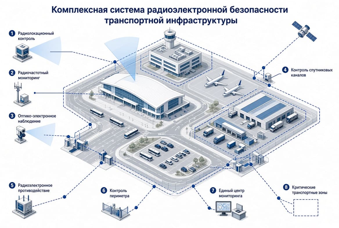 Пример построения комплексной системы контроля транспортной инфраструктуры